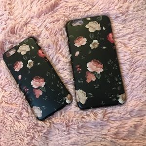 DARK FLORAL IPHONE CASE NWT